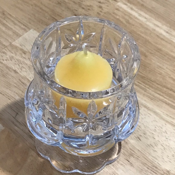 Crystal pedestal votive candle holder - Picture 7 of 8